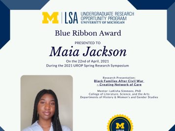 2021 UROP Spring Symposium Blue Ribbon IG 2 